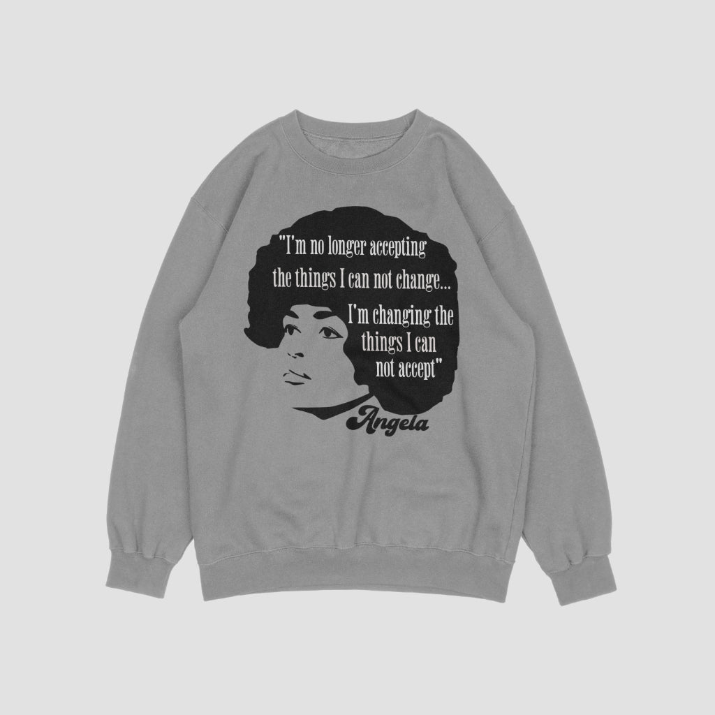 Angela Davis Changing Sweatshirt